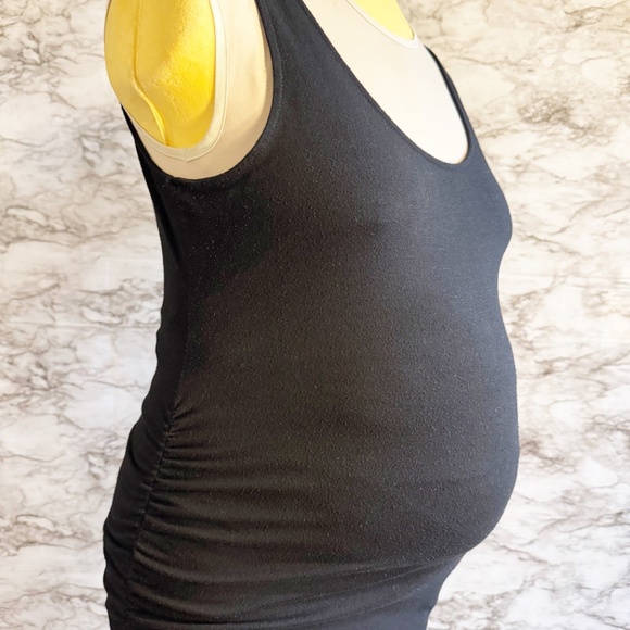Old Navy Maternity Black Midi Tank Dress - Picture 6 of 7